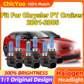 Fit For Chrysler PT Cruiser 2001 2002 2003 2004 2005 36000LM Halogen Lights 300W Xenon Hea