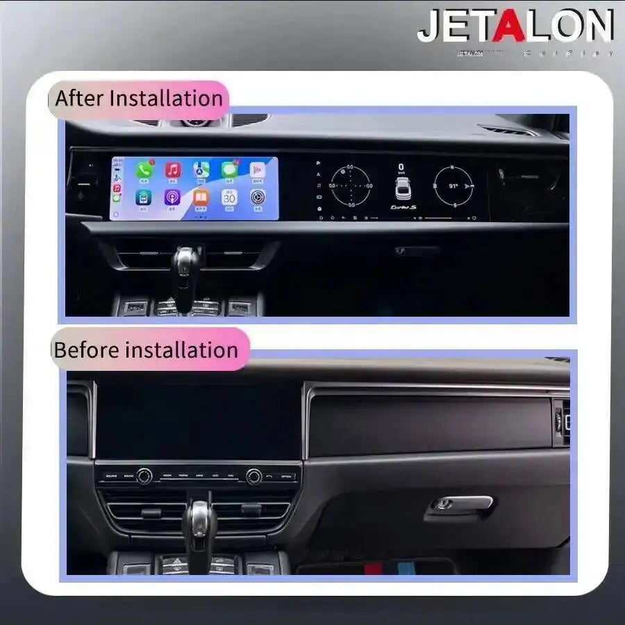 Stereo DSP Navigation Radio For Porsche Macan 2018-2024 Double Interactive Screen Android  | AUTOKITSHOP