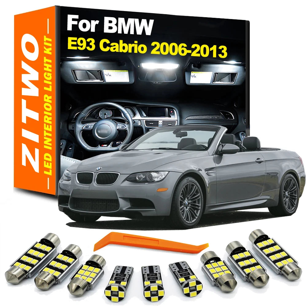 ZITWO 20Pcs Car Interior Light LED Bulb Kit For BMW 3 Series E93 Cabrio Convertible 2006-2013 Door Courtesy Lamp Accessories