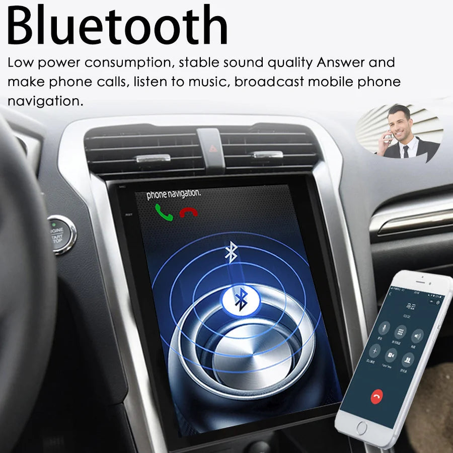 12.1inch Android Screen For Ford Mondeo 2016 Fusion Radio 2din Car Multimedia Video Player