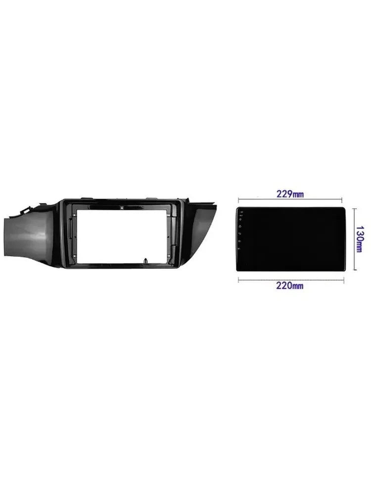 9 inch For KIA RIO 4 2016-2019 Car Radio Fascias Android MP5 Stereo Player 2Din Head Unit