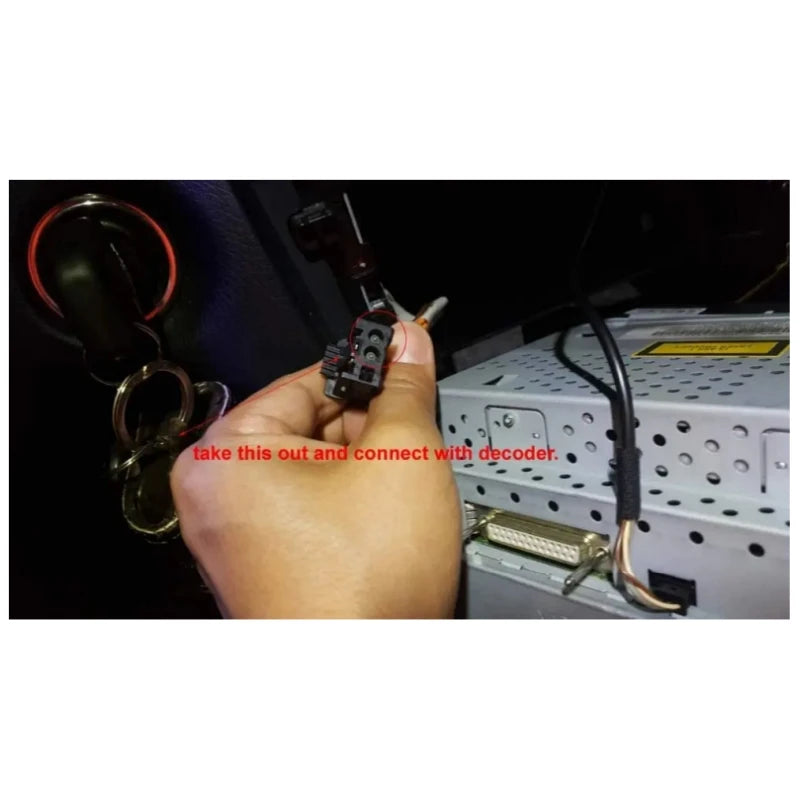 Car Stereo Radio Fiber Optic Decoder Plus Box for Porsche Cayenne For Mercedes Benz GL ML  | AUTOKITSHOP