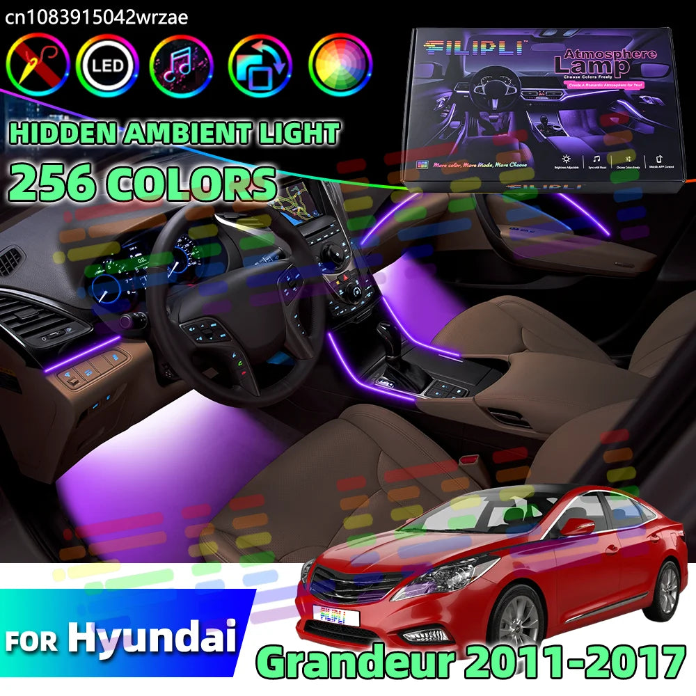 64 RGB - Ambient Light - for Hyundai 2011-2017 - Car Interior Lighting | AUTOKITSHOP