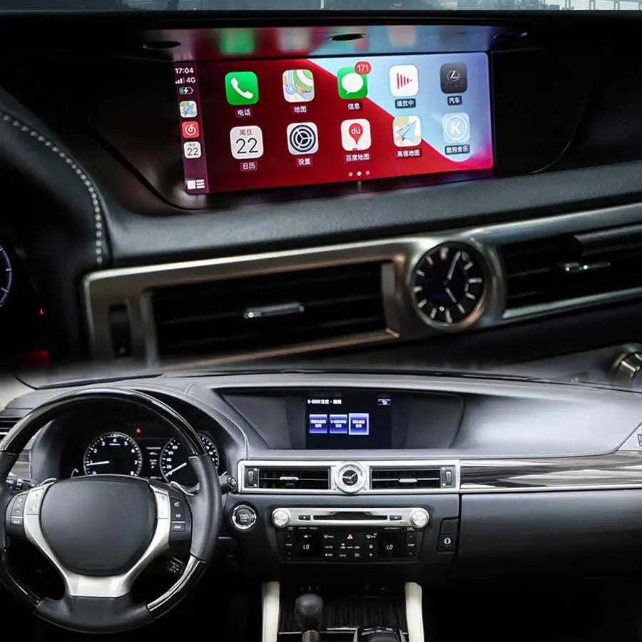 10.25inch Linux Car Radio CarPlay ForLexus gs GS200 GS250 GS300 GS350 GS450 2013-2019 Mult