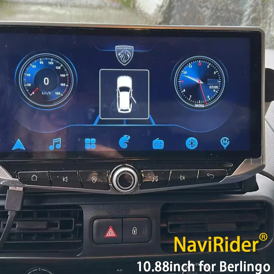 For Citroen Berlingo Opel Combo PEUGEOT PARTNER Furgon 10.88inch Car Android Multimedia Vi