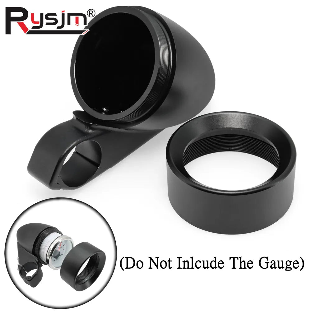 52mm Universal Single Hole Car Gauge Holder Mount Holder Pillar Pod Bracket Aluminium Motorcycle - Automotive LED Light