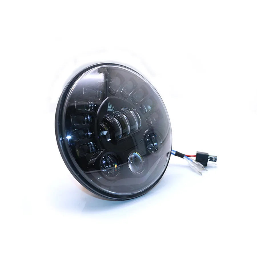 7 Inch LED Motorcycle Headlight with Hi/Lo Beam Projector Motor 7" Round Headlamp