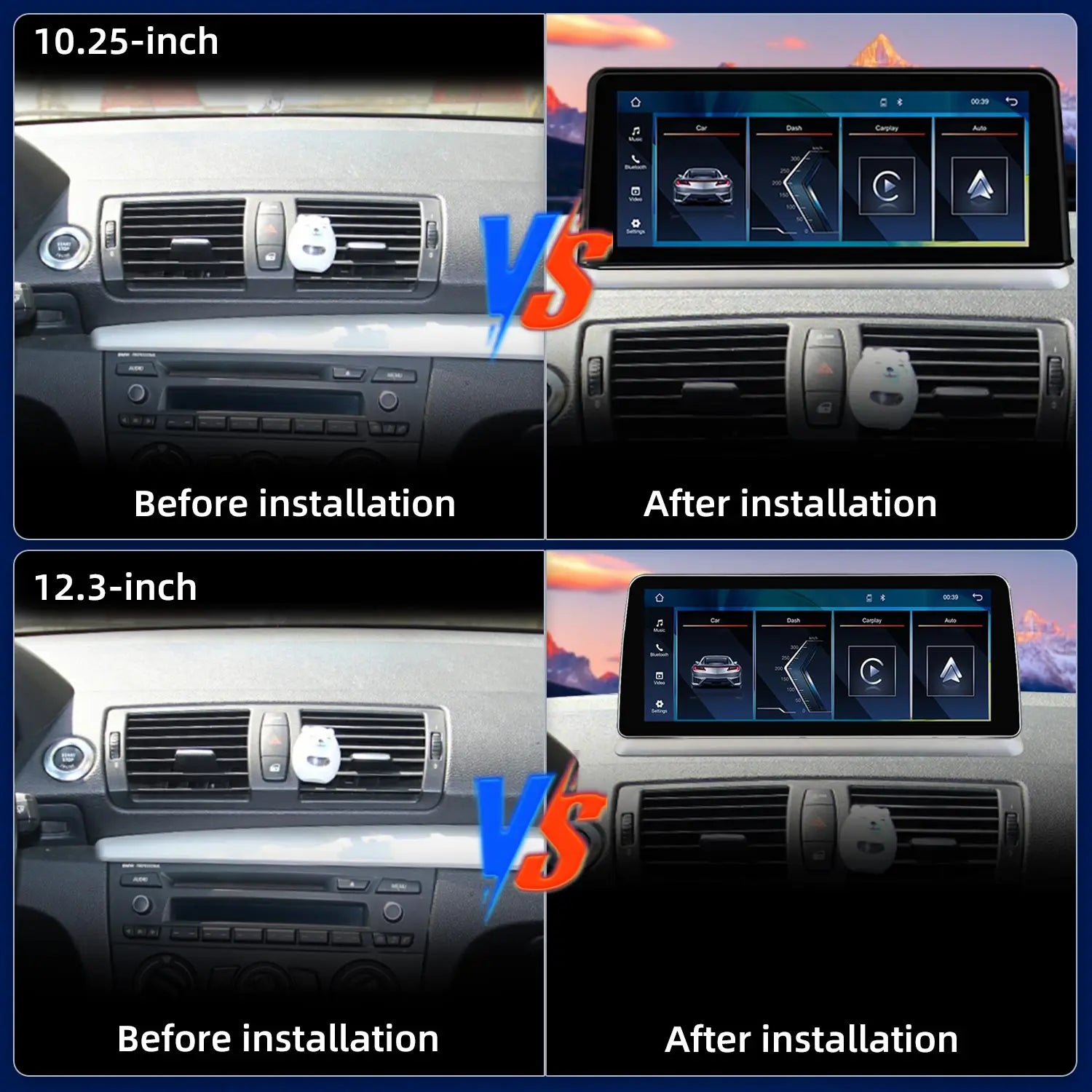 LED Interior Light Kit for BMW E82 E88 E87 - Canbus Error-Free Interior Bulbs
