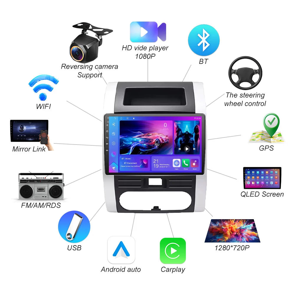 Carplay For Nissan X Trail T31 2007-2013 Car Radio Multimedia Video Player Navigation Ster | AUTOKITSHOP