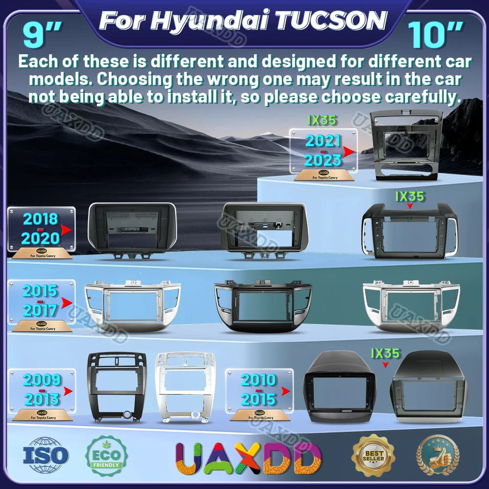 For 2009-2020 Hyundai TUCSON 10.1INCH 2011-2016 VERNA ACCENT I25 9INCH car DVD MP5 radio A