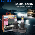 Philips LED 15000lm Ultinon Rally 3590 H4 H7 H8 H11 HB3 HB4 H19 HIR2 H1 Car Headlight 6500
