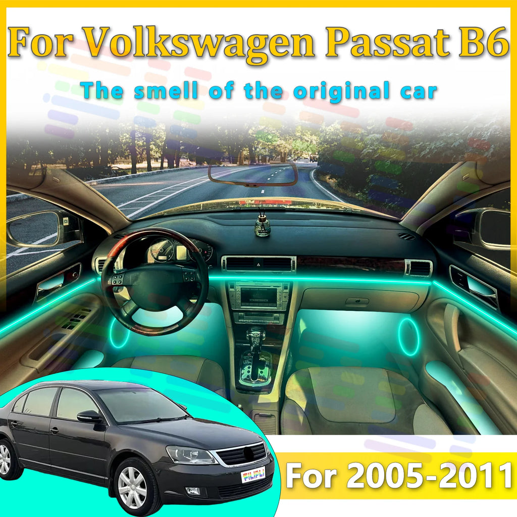 RGB - Ambient Light - for Volkswagen B6 2007-2011 - App Control - Car Interior Lighting | AUTOKITSHOP