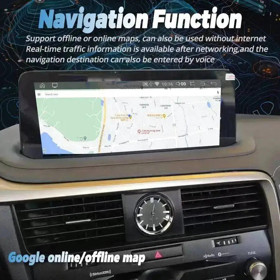 12.3 inch For Lexus RX Lexus Rx300h RX350 RX300 Android 15 Car Radio Navigation GPS Multim | AUTOKITSHOP