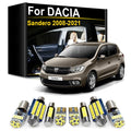 LED Interior Light Kit for Dacia Sandero 1 2 3 2008- 2011 - Canbus Dome Map Door Trunk Bulbs | AUTOKITSHOP