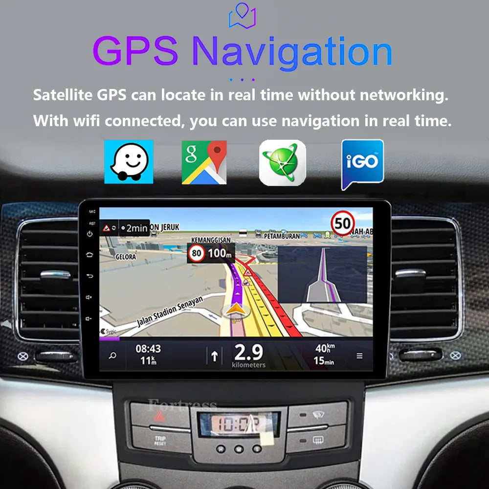 Android 16 Carplay Car Radio Multimedia For SsangYong Korando 3 Actyon 2 2010 - 2013 Head
