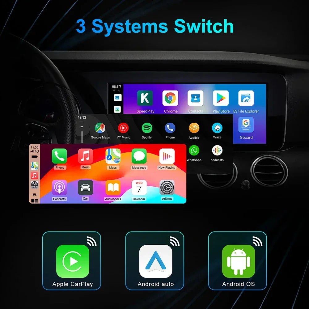 Android 13.0 CarPlay AI Box Qualcomm 6225 8-Core Chip Android Auto Wireless CarPlay Mini A