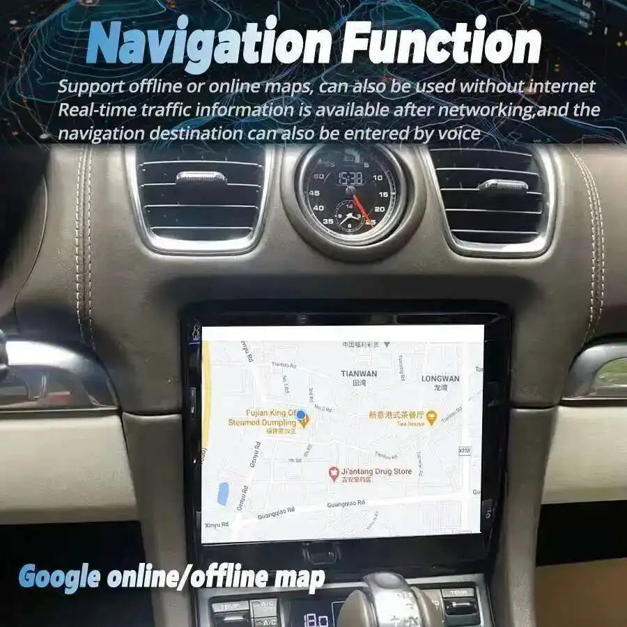 8.4inch For Porsche Boxster 981 Android Touch Screen Stereo Car Radio Multimedia Video Pla