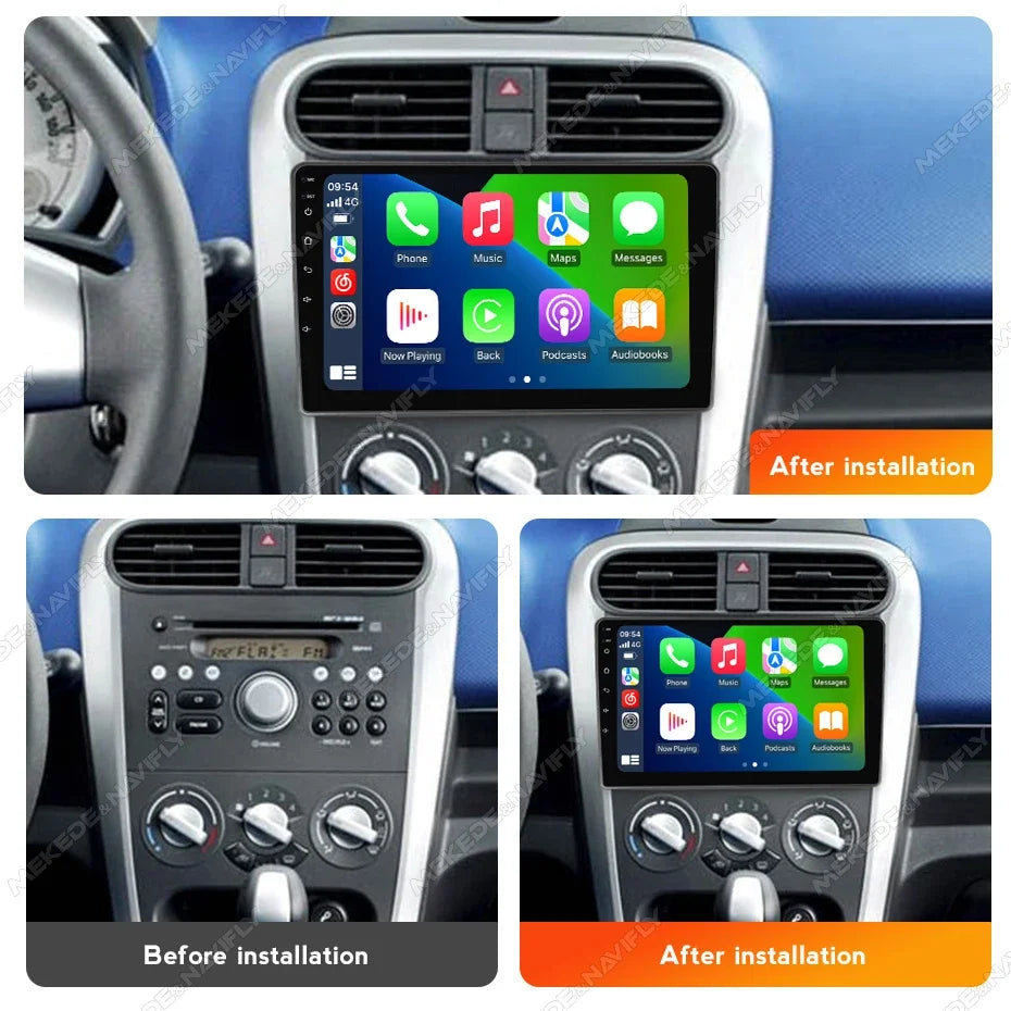 Android 14 Carplay Auto Touch Screen Car Radio for OPEL Agila SUZUKI Splash Ritz 2008 - 20 | AUTOKITSHOP