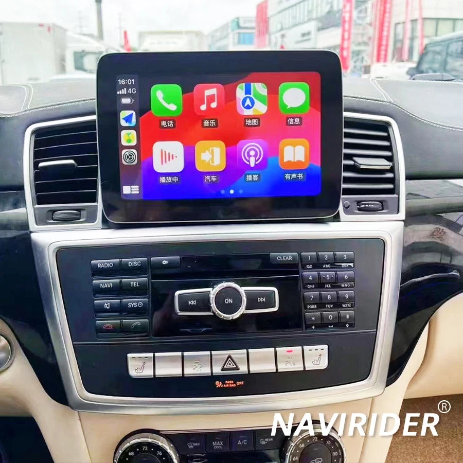 Android 14 Radio 2Din Recorder For Benz ML W166 ML320 ML350 ML400 ML500 2013-2015 Carplay