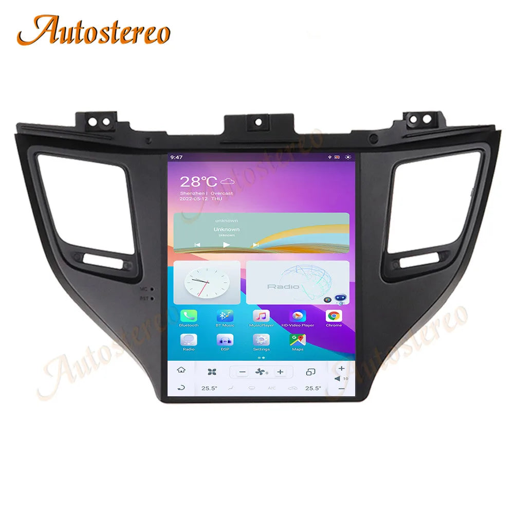 Carplay Android 13 Car Multimedia Player GPS Navigation For Hyundai Tuscon 2015-2019 Car S