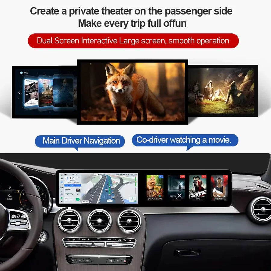 RGB - Ambient Light - for X253 W205 GLC 2015-2021 - Car Interior Lighting | AUTOKITSHOP