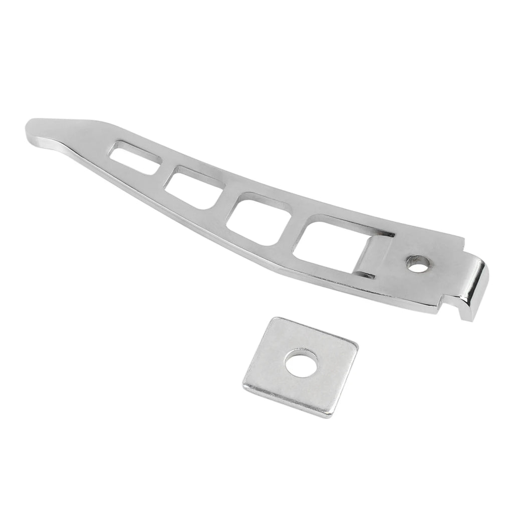 CNC Motorcycle Stand Extension Kit Chrome kickstand For Harley Dyna Low Rider Street Bob Fat Bob - Automotive LED Light