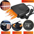 2 IN 1 Car Heater 12V 24V 150W 200W Portable Heater Fan Cooling Heating Auto Windshield Defroste - Automotive LED Light