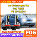 20000LM CSP Chips LED Fog Lamps 60W Fog Lights 12V 6000K Plug And Play For Volkswagen VW G