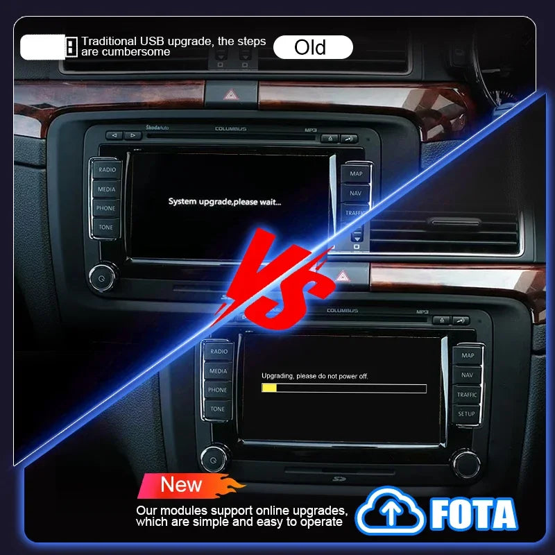 Wireless CarPlay For Skoda Superb II/ Yeti 2008-2017 Smart Android Auto Mirror Link AirPla