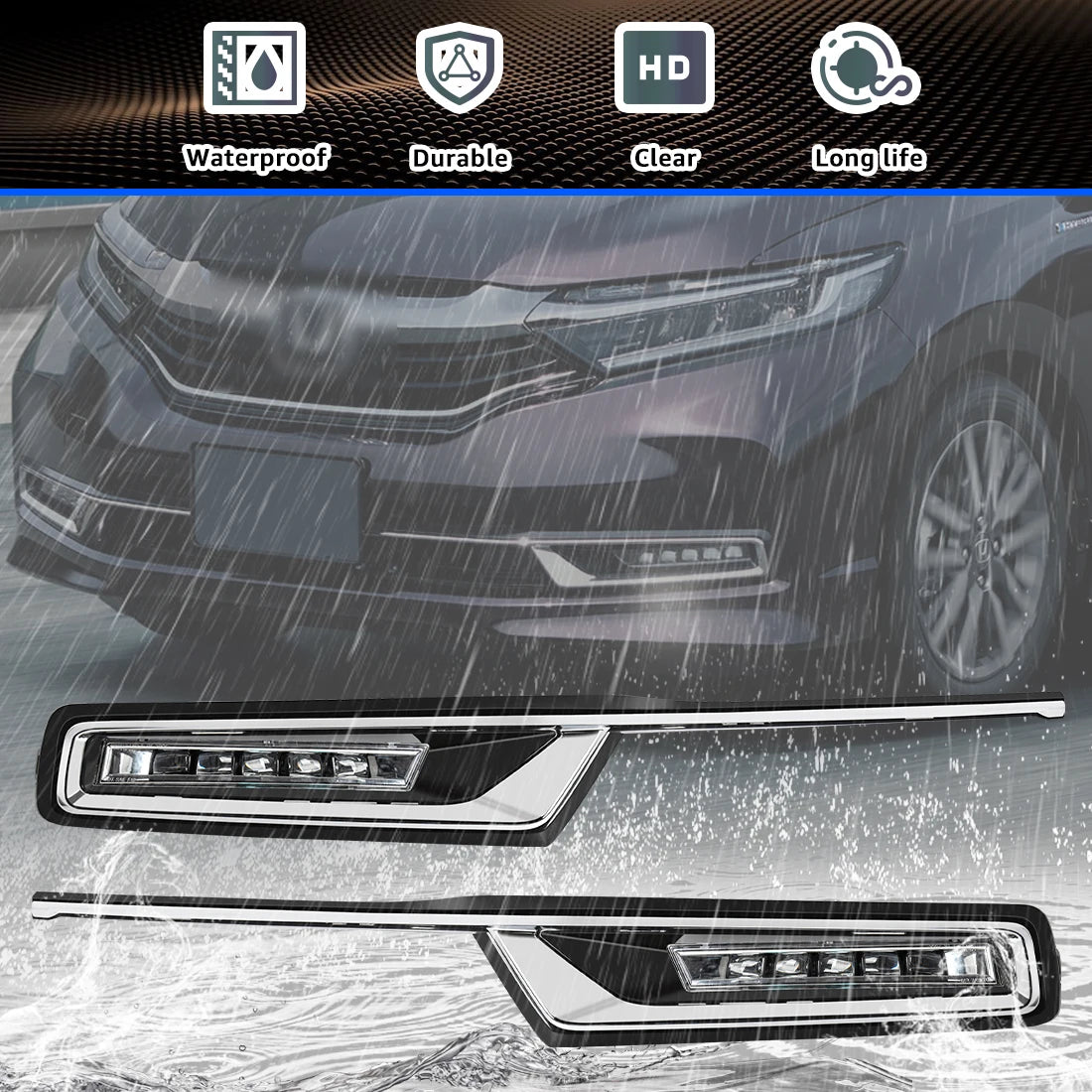 Led DRL For Honda Fit Shuttle 2019 2020 2021 2022 2023 2024 Daytime Running Lights Auto Fo | AUTOKITSHOP