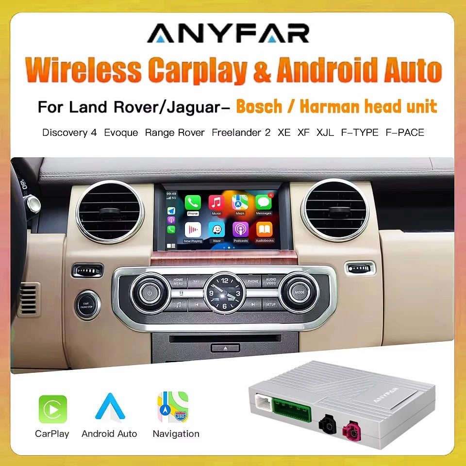 For Apple Wireless Carplay For Land Rover/Jaguar/Range Rover/Evoque/Discovery Android Auto | AUTOKITSHOP