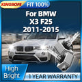 6000K White HID Xenon Headlight High Bright Bulb For BMW X3 F25 2011 2012 2013 2014 2015 U