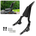 Motorcycle Detachable Black Rear Sissy Bar Passenger Backrest Fit For Harley Softail Street Bob  - Automotive LED Light
