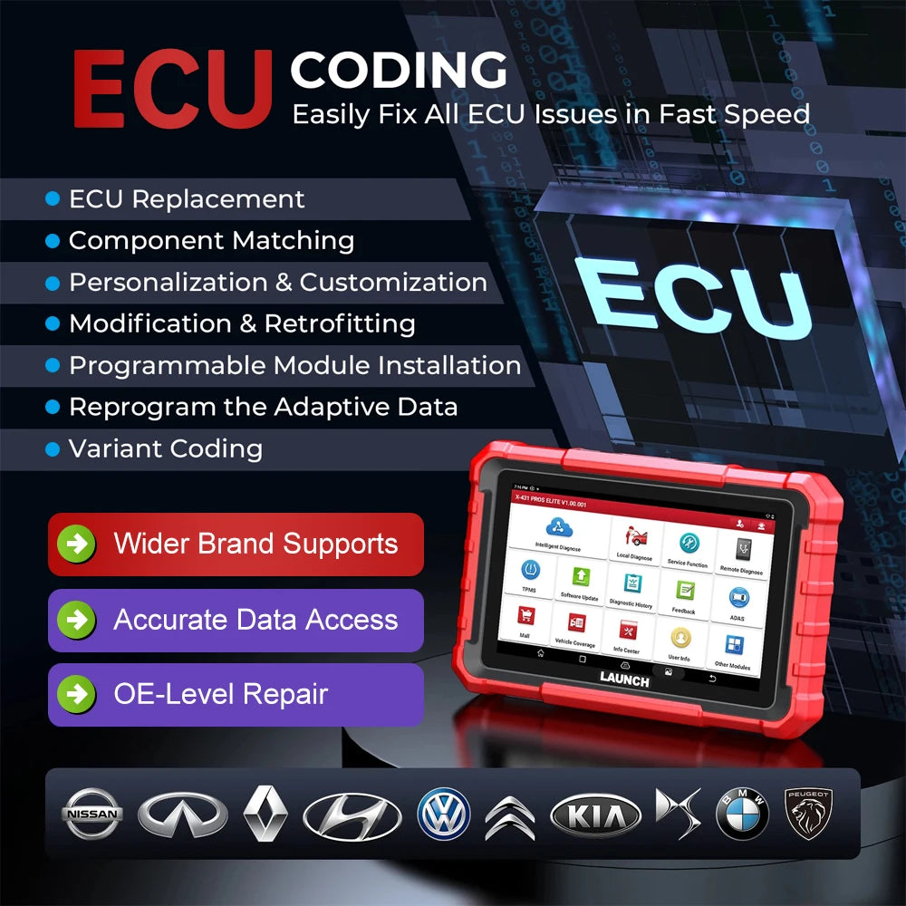 X-431 Pros Elite LAUNCH OBD2 Scanner Car Diagnostic Tool Auto Scan OBD Diagnost Diagnosis  | AUTOKITSHOP