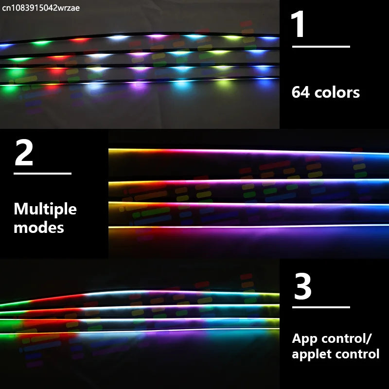 2015 RGB - Ambient Light - for Audi B8 A4 2008-2015 - App Control - Car Interior Lighting | AUTOKITSHOP
