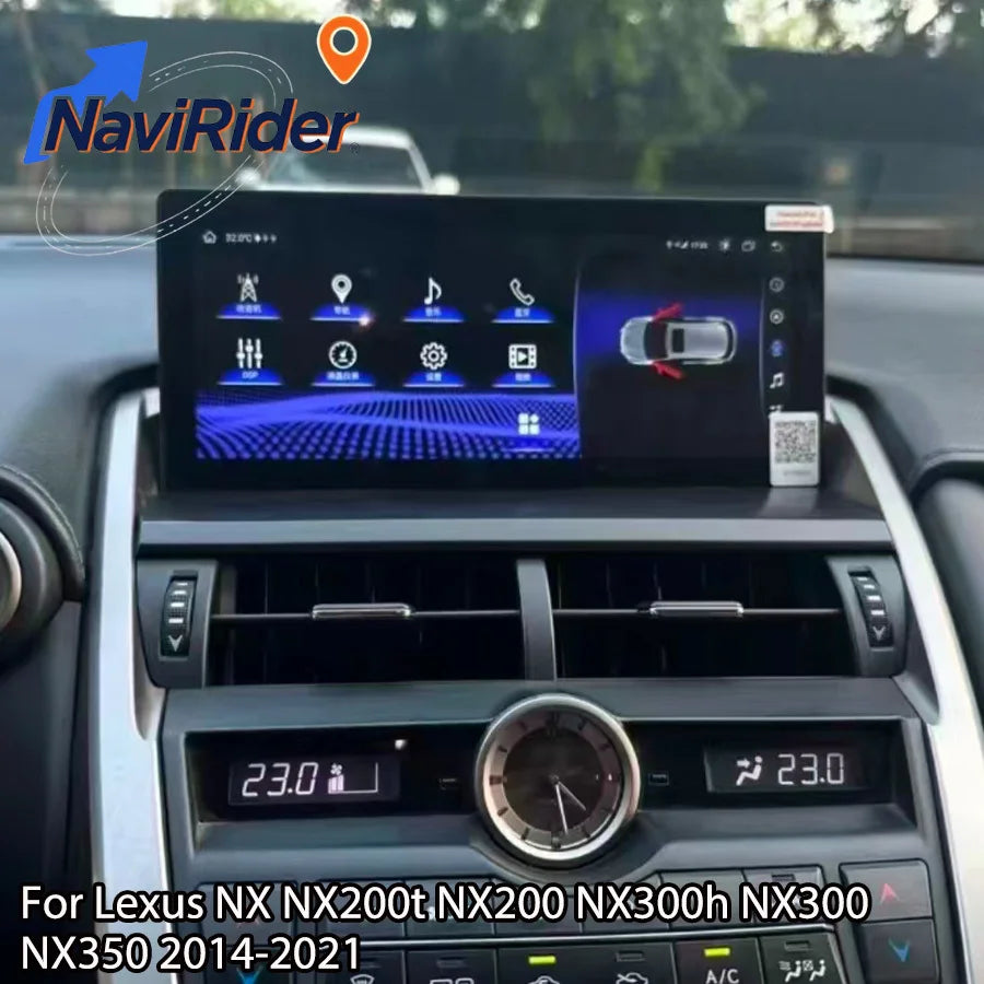 10.25inch Car Screen Multimedia Player For Lexus NX NX200t NX200 NX300h NX300 NX350h 2014-
