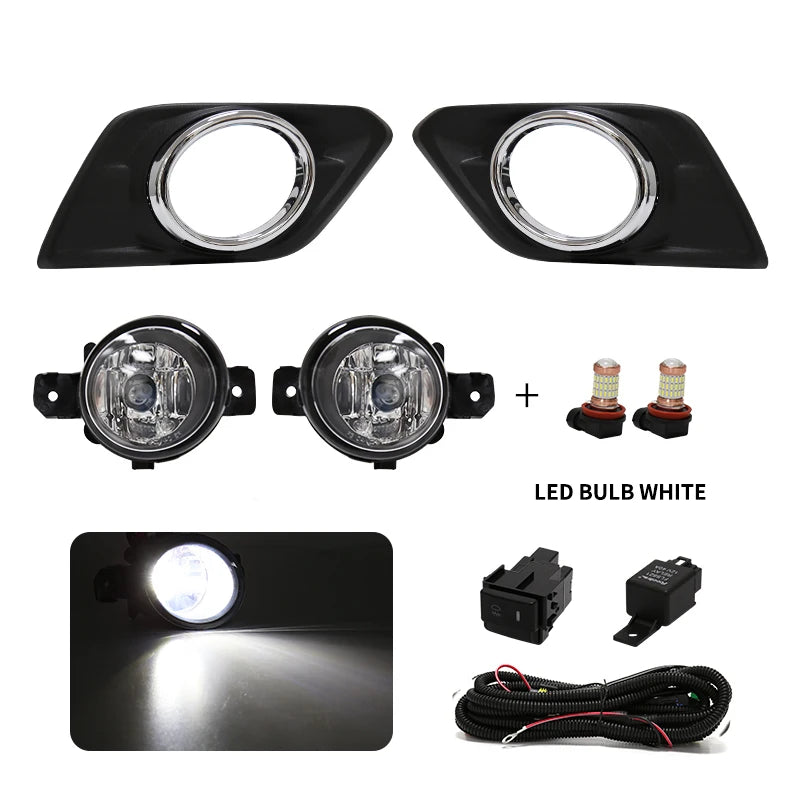 For Nissan X Trail X-Trail Xtrail Fog Light 2014 2015 2016 LED Daytime Running Lamp DRL Da | AUTOKITSHOP