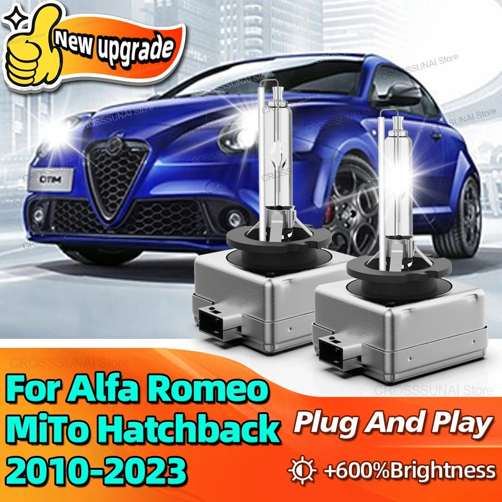 D1S HID Xenon Bulb Headlight Auto Lamp Replacement Front Light 6000K For Alfa Romeo MiTo H