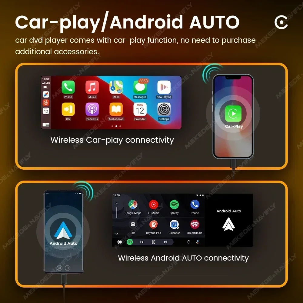 Android Universal 1din Car Multimedia Player 6.86inch HD Touch Screen FM Radio Support Wir | AUTOKITSHOP