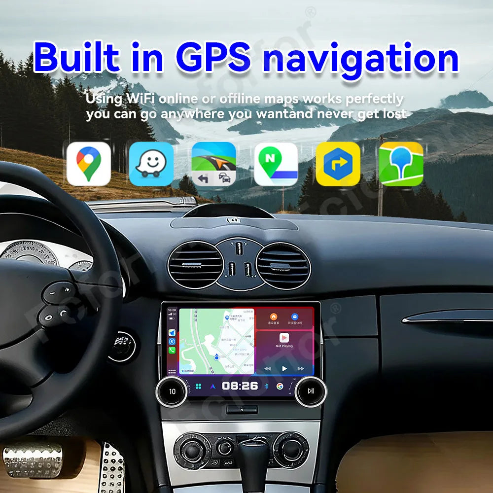 Smart Upgrade Carplay HD Large Screen 11.5 Inch Android 15 System GPS Navigation Car Radio