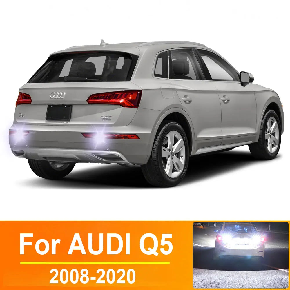 2-Piece LED Interior Light Kit for Audi Q5 Accessories 2008-2020 - Canbus Dome Map Door Trunk Bulbs | AUTOKITSHOP