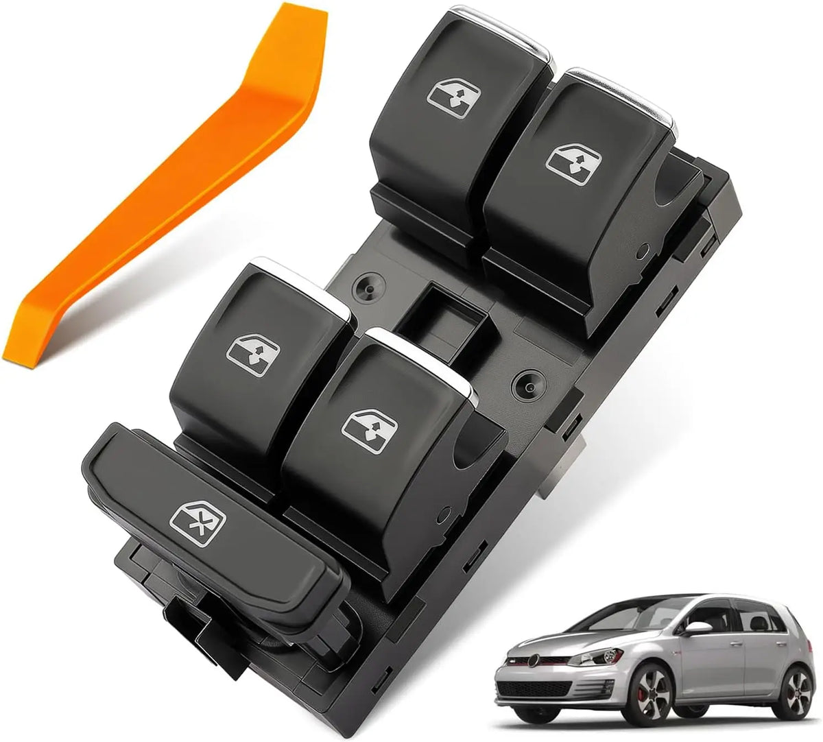 Car Power Window Switch Front Driver Side Window Master Switch Control Button Fo for VW MK7 B8 - Automotive LED Light