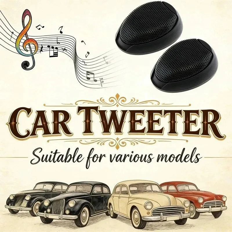 Hifi-level Audio Universal Car Dome Tweeter 1 Pair of 1000w Waterproof Super Power High Noise Re - Automotive LED Light