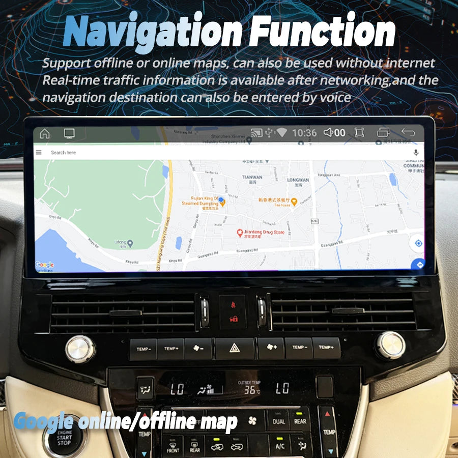 For Toyota Land Cruiser 200 2008-2021 LC200 Upgrade LC300 Android Screen Carplay Car Multi | AUTOKITSHOP