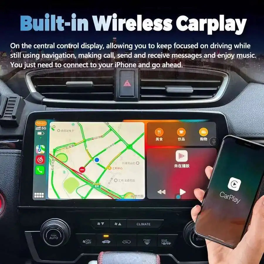 Android 15 Screen For Honda CRV 2019 CRV 2022 10.33inch Original Style Car Radio GPS Multi | AUTOKITSHOP