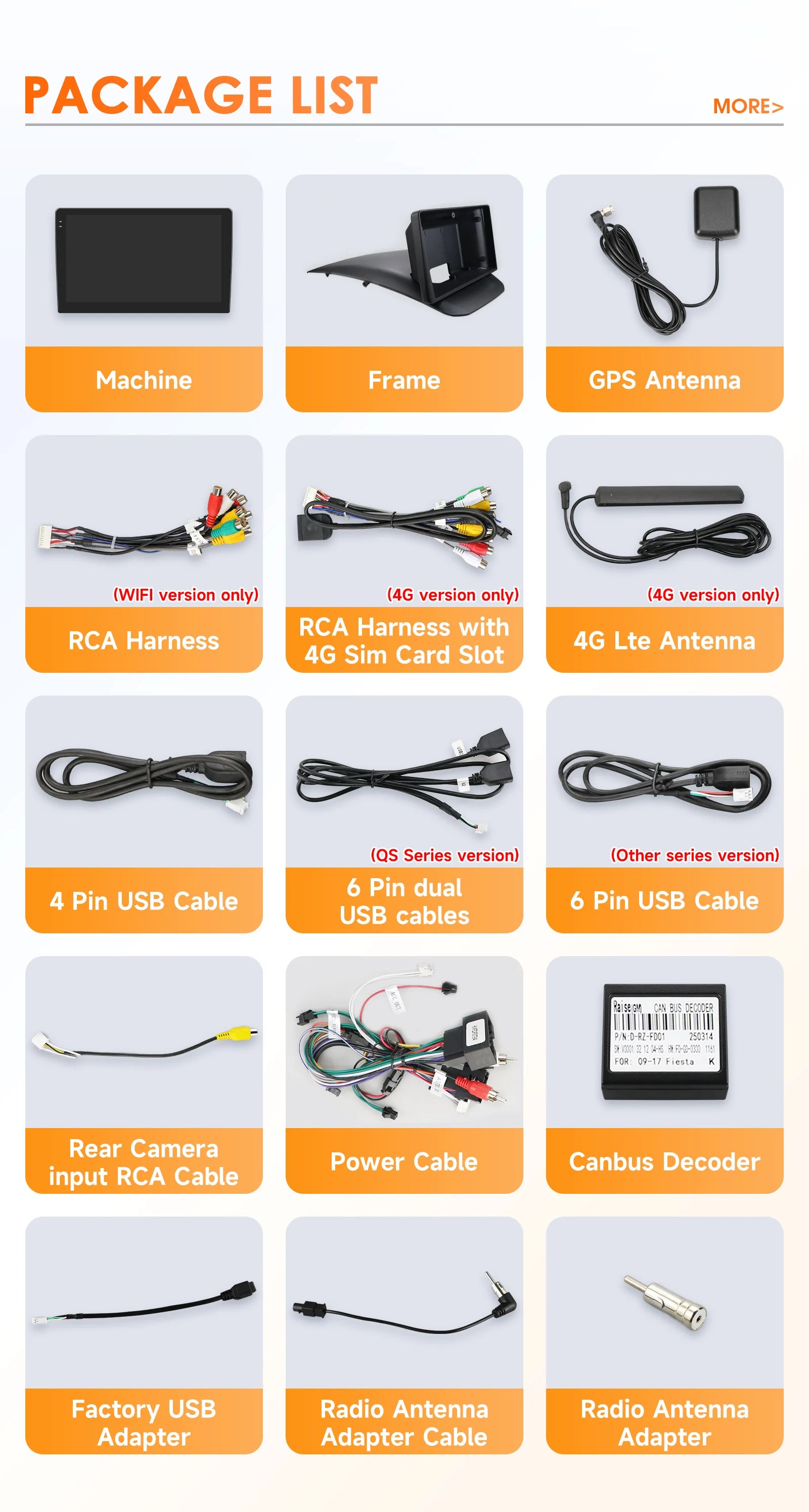 4G AI Carplay Android Auto Car radio for Ford Fiesta 2009 - 2016 Multimedia Video player 3