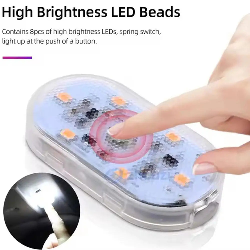 Car Roof Light Reading Light Ambient Light LED Touch Sensor USB Charging Emergency Light Upgraded Version