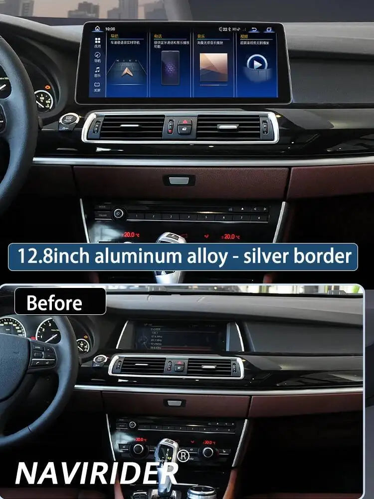 Android 14Car Multimedia Video Player HU GPS Screen For BMW 5 Series GT F07 F07N 2013-2017