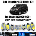 9-Piece LED Interior Light Kit for Nissan 2011-2018 - Canbus Error-Free Interior Bulbs