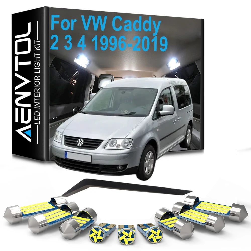 LED Interior Light Kit for VW MK2 MK3 MK4 1996-2014 - Canbus Error-Free Interior Bulbs